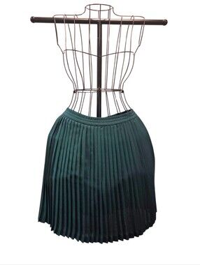Esprit Pleated Skater Skirt in Deep Teal
